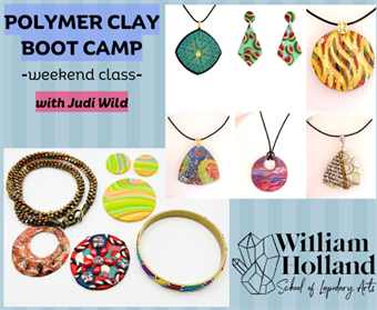 Polymer Clay Boot Camp: Weekend Class - Judi Wild