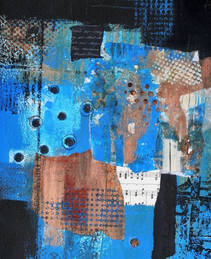 Abstract Mixed Media and Collage - A Creative Process with Laurie Daddona
