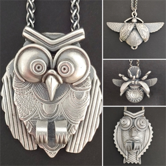 Metal Clay with Michael Marx Owls & Bugs